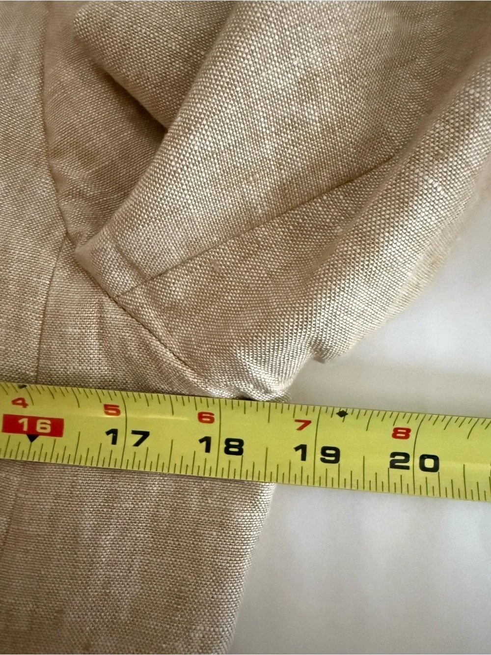 J.Crew Campbell blazer made from a linen blend.beige size 6